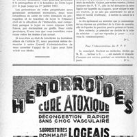 3359 - Page 3318-LVIII - Correspondance. Baux et locations. Droit à la prorogation. Immeuble construit après 1914 / Secret professionnel. Certificat administratif. Mention du diagnostic
