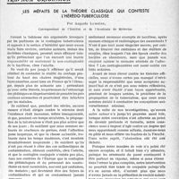 3384 - Page 3343 - Partie Scientifique. Travaux Originaux. Les méfaits de la théorie classique qui conteste l’hérédo-tuberculose, par Auguste Lumière