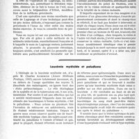 3393 - Page 3352 - Partie Scientifique. Travaux Originaux. Clinique ophtalmologique. Le glaucome chronique, son diagnostic et son traitement, Professeur Félix Terrien / Leucémie myéloïde et paludisme