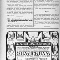 3435 - Page 3394-LXVI - Correspondance. Questions médico-militaires. Délai pour la demande d’augmentation de pension / Un tuberculeux de guerre peut être soigné pour épistaxis sous le bénéfice de l’art. 64