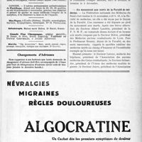 3444 - Page VII-3403 - Renseignements / Dernières Nouvelles. Faculté de médecine de Strasbourg / Au monument aux morts de la Faculté de médecine