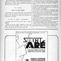 3447 - Page 3406-X - A travers l’officiel. Asiles publics d’aliénés / Service de santé militaire / Voyage en Algérie pour les vacances de Noël