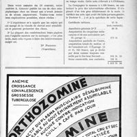 3448 - Page XI-3407 - Correspondance. Choc anaphylactique chez un blessé qui n’avait jamais reçu de sérum / Application du tarif des accidents du travail. Amputations concomitantes de métacarpiens et de doigts