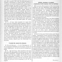 3473 - Page 3432 - Partie Scientifique. L’Actualité Scientifique. Les Sociétés Savantes. Toulouse. Société de Médecine, de Chirurgie et de Pharmacie. Deux cas de cancers du larynx traités par la radiothérapie profonde / A propos des cancers du pharynx / Arthrite purulente du poignet, complication d’otite moyenne chez un diabétique