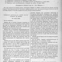 3484 - Page 3443 - Partie Professionnelle, Hygiène, Assistance, Mutualité, Intérêts corporatifs, Variétés. Travaux Originaux. Assurances sociales. Assurés notoirement indigents. Compétence de la commission cantonale / Article 59. Honoraires médicaux [Dr Paul Boudin]