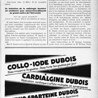 3516 - Page XI-3475 - A travers l’officiel. Légion d’honneur / Un technicien de la radiologie dentaire est condamné pour concurrence déloyale au grand maître de l’Université