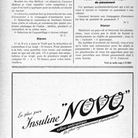 3519 - Page 3478-XIV - Correspondance. Application du tarif des accidents du travail. Fracture de plusieurs doigts de la même main / Fourniture des objets de pansement