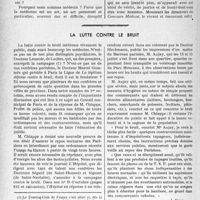 3521 - Page 3480 - Propos du jour. Pourquoi est-on médecin ? Pourquoi la Médecine doit-elle être libérale ?, allocution du Dr René Beckers / La lutte contre le bruit [J. Noir]