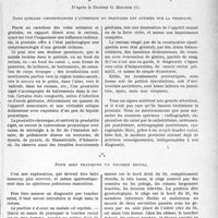 3532 - Page 3491 - Partie scientifique. Travaux originaux. La clinique génito-urinaire au goût du jour. Le toucher rectal, clef du diagnostic dans les affections de la prostate, d’après le Docteur G. Bouzom. Dans quelles circonstances l’attention du praticien est attirée sur la prostate / Pour bien pratiquer un toucher rectal
