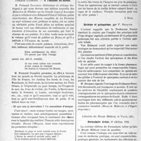 3541 - Page 3500 - Partie scientifique. L’actualité scientifique. Les livres. A l’unisson du monde, par Fernand Dauphin, Le Divan, Paris, 1933 / Quinine et quinquinas, par F. Secques / Formulaire Astier, 6e édition, Librairie du Monde Médical, et Vigot, édit 1934