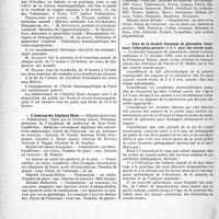 3563 - Page 3522 - Partie professionnelle, Hygiène, Assistance, Mutualité, Intérêts corporatifs, Variétés. Reportage professionnel. Nouvelles et Informations, (Voir les Dernières Nouvelles en tête des « Demi-Colonnes »). Institut international d’étude des radiations solaires terrestres et cosmiques et de leurs effets biologiques et pathologiques / Hôpital homéopathique Saint-Jacques / L'internat des hôpitaux libres / vœu de la Société française de phoniatrie concernant l’éducation précoce (2 à 6 ans) des sourds-muets