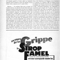 3585 - Page 3544-XII - A travers l’officiel. Réponses des ministres aux questions des parlementaires. Rechute de maladie chez un assuré social / L’hospitalisation des tuberculeux