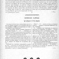 3589 - Page 3548 - Propos du jour. La fondation Clémenceau de l’Union médicale latine à la Cité universitaire / Exercice illégal. Le piqueur et les piqués