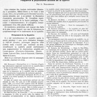 3592 - Page 3551 - Partie scientifique. Travaux originaux. Assemblée française de médecine générale, VIIIe Session (octobre-novembre 1933). Fréquence & physionomie actuelle de la syphilis, par G. Blechmann. Fréquence de la Syphilis