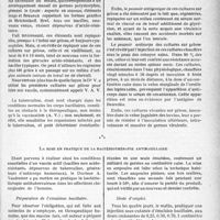 3598 - Page 3557 - Partie scientifique. Travaux originaux. Assemblée française de médecine générale, VIIIe Session (octobre-novembre 1933). Le traitement biologique des tuberculoses chirurgicales. Les principes de la bactériothérapie d’après la méthode du Dr A. Vaudremer / La mise en pratique de la bactériothérapie antibacillaire