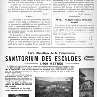 3633 - Page 3592-LVI - Correspondance. Application du tarif des accidents du travail. Tarification des pansements multiples / Médecin traitant et médecin expert