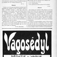 3634 - Page LVII-3593 - Correspondance. Application du tarif des accidents du travail. Médecin traitant et médecin expert / Accidents. Accident causé par une élève à une camarade d’école