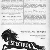 3636 - Page LIX-3595 - Correspondance. Accidents. Responsabilité de l’accident survenu à un ouvrier prêté / Contre-visite d’un accidenté du travail