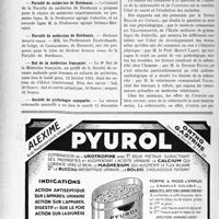 3649 - Page 3608-VIII - Dernières nouvelles. Faculté de médecine de Nancy / Faculté de médecine de Bordeaux / Faculté de médecine de Bordeaux / Bal de la médecine française / Société de pathologie comparée
