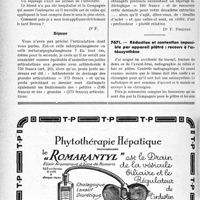 3707 - Page 3666-LXII - Correspondance. Application du tarif des accidents du travail. Petits corps étrangers et petite articulation / Réduction et contention impossible par appareil plâtré : recours à l’ostéosynthèse