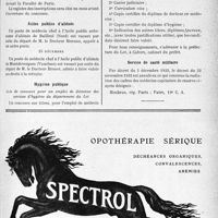 3718 - Page IX-3677 - A travers l’officiel. Enseignement de la médecine / Asiles publics d’aliénés / Hygiène publique / Service de santé militaire