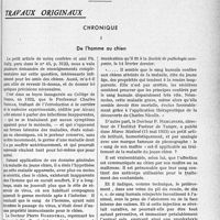 3744 - Page 3703 - Partie professionnelle, Hygiène, Assistance, Mutualité, Intérêts corporatifs, Variétés. Travaux originaux. Chronique. De l’homme au chien
