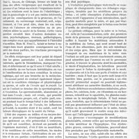 3750 - Page 3709 - Partie professionnelle, Hygiène, Assistance, Mutualité, Intérêts corporatifs, Variétés. Travaux originaux. La médecine aux États-Unis. Interrelations maternelles et foetales