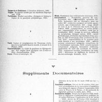 3817 - Page 3768 - Table des matières contenues dans le «Concours Médical». Année 1933. Bibliographie / Suppléments documentaires