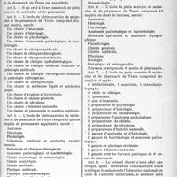 3858 - Page 5039 - Enseignement. Décret du 24 janvier 1933 portant transformation de l’École préparatoire de médecine et de pharmacie de Tours en École de plein exercice