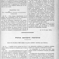 3882 - Page 5063 - Allocations familiales. Règlement d’administration publique du 14 mars 1933 pour l'application aux professions industrielles commerciales et libérales de la loi du 11 mars 1932 sur les allocations familiales / Police sanitaire maritime. Décret du 24 février 1933 relatif à la police sanitaire maritime aux Colonies