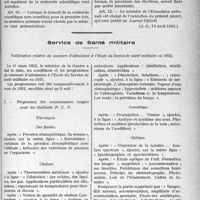 3908 - Page 5089 - Conseil supérieur de la Recherche scientifique. Décret du 11 avril 1933 instituant un Conseil supérieur de la recherche scientifique / Service de Santé militaire. Notification relative au concours d’admission à l’École du Service de santé militaire en 1933