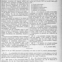 3912 - Page 5093 - Pharmacie. Décret du 5 avril 1933 autorisant la préparation et la mise en vente de produits pharmaceutiques / Décret du 20 mai 1933 autorisant La préparation et la mise en vente de produits pharmaceutiques