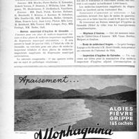 0009 - Page 6-VIII - Dernières nouvelles. Médecine et travail / Distinction honorifique / Hôpitaux de Strasbourg / Bureau municipal d’hygiène de Grenoble / Hôpitaux d’Amiens / Ecole de médecine d’Angers / Inspection d’hygiène du Calvados