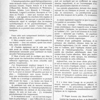 0025 - Page 22 - Partie scientifique. Travaux originaux. L’hématoporphyrine en thérapeutique. Sa posologie ; ses indications nouvelles dans l’asthme et dans l’épilepsie [Dr Roger André]