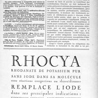 0072 - Page VII-65 - Dîner annuel du « Concours Médical » / Renseignements / Notes fiscales. Des renseignements à fournir au Contrôleur avant le 31 janvier