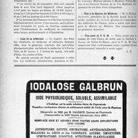 0075 - Page 68-X - Dernières nouvelles. Association Française des femmes médecins / Gala de la médecine / Nécrologie [Docteur Mainot] / Don à la Maison du Médecin / Don pour la F. E. M