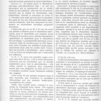 0087 - Page 80 - Partie scientifique. Travaux originaux. Le facteur « âge » dans les rhumatismes chroniques, par R. J. Weissenbach e F. Françaison. Morbidité totale par affections rhumatismales pour 1. 000 sujets. Adolescence : de 15 à 20 ans / De 20 à35 ans / De 35 à 50 ans
