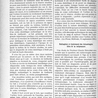 0099 - Page 92 - Partie scientifique. L'actualité scientifique. La Presse. De la difficulté du diagnostic de certaines formes anormales de coma diabétique [(La Presse Médicale, 15 septembre 1934)] / Pathogénie et traitement des hémorragies dites de la méponause [(Presse Médicale, 22 septembre 1934)]