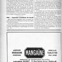 0135 - Page 128-LXVI - Correspondance. Accidents. Accident survenu à un ouvrier dans le trajet entre le lieu du travail et son domicile / Expertises d’accidents du travail