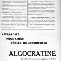 0146 - Page IX-135 - Dernières nouvelles. Réunions du dimanche de l’Hôtel-Dieu / Le Bal des médecins et pharmaciens de la marine et des troupes coloniales / Collège libre des sciences sociales / Amicale des médecins de Bretagne
