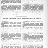 0170 - Page 159 - Partie scientifique. Travaux originaux. Ce que pratiquement le médecin doit savoir…. des mesures d'hygiène pour la prévention, et contre l'aggravation des maladies cardio-vasculaires, d’après MM. les Docteurs G. Lian et A. Finot. Les moyens d’éviter l’aggravation, notamment l’insuffisance cardiaque dans les affections cardio-vasculaires [G. Fischer] / Quelques réflexions sur la prévention des gaz toxiques [J. Guillemin]