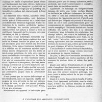 0186 - Page 175 - Partie professionnelle. Travaux originaux. Jurisprudence. L’éclairage moderne de nos salles d’opérations. A l’avantage de l’opérateur et du champ opératoire / A l’avantage des assistants : le scialyscope [G. Fischer]