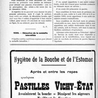 0215 - Page 204-LXXIV - Correspondance. Questions médico-militaires. Droit aux emplois réservés / Obtention de la médaille interalliée