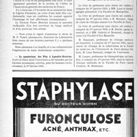 0227 - Page 212-X - Dernières nouvelles. Nécrologie [Docteur Pierre Mouchet, M. P. Famel] / Le sanatorium des Pins à Lamotte-Beuvron / A travers l’officiel. Enseignement de la médecine