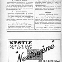 0229 - Page 214-XII - A travers l’officiel. Service de santé de la marine militaire / Enseignement de la médecine / Pharmacie