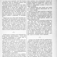 0238 - Page 221 - Partie scientifique. Travaux originaux. Les états neuro-végétatifs, Docteur Louis Lebée. Signes cliniques d’hypersympathicotonie