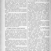 0239 - Page 222 - Partie scientifique. Travaux originaux. Les états neuro-végétatifs, Docteur Louis Lebée. Signes cliniques d’hypersympathicotonie / Signes cliniques d’hypervagotonie / Recherches des réflexes neuro-végétatifs
