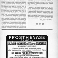 0284 - Page LIX-265 - A travers l’officiel. Réponses des ministres aux questions des parlementaires. Suspension des droits aux prestations pendant le service militaire / Droit aux prestations de l’assurance-maladie