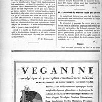 0291 - Page 272-LXVI - Correspondance. Application du tarif des soins aux pensionnés de guerre. Médication ordonnée pour une maladie non causale de la pension / Accidents. Tarif des expertises accidents / Accident du travail causé par un tiers