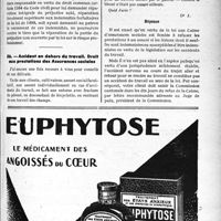 0292 - Page LXVII-273 - Correspondance. Accidents. Accident du travail causé par un tiers / Accident en dehors du travail. Droit aux prestations des Assurances sociales